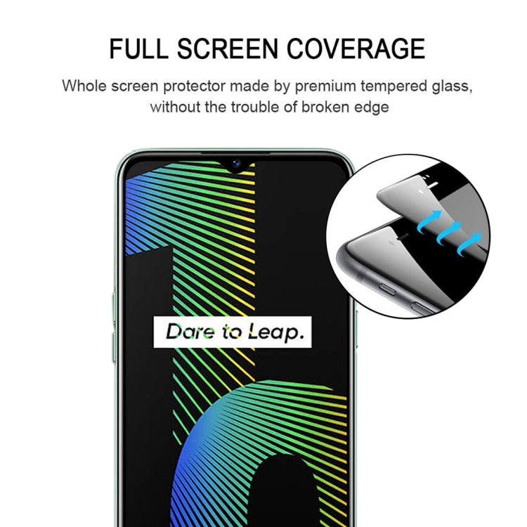 For OPPO Realme Narzo 10 Full Glue Full Screen Tempered Glass Film
