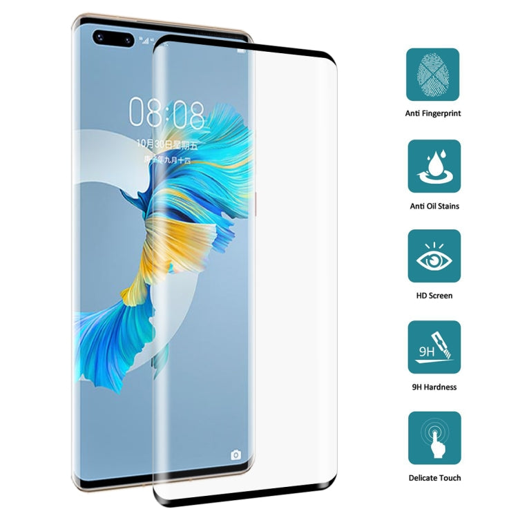 For Huawei Mate 40 Pro 3D Curved Edge Full Screen Tempered Glass Film