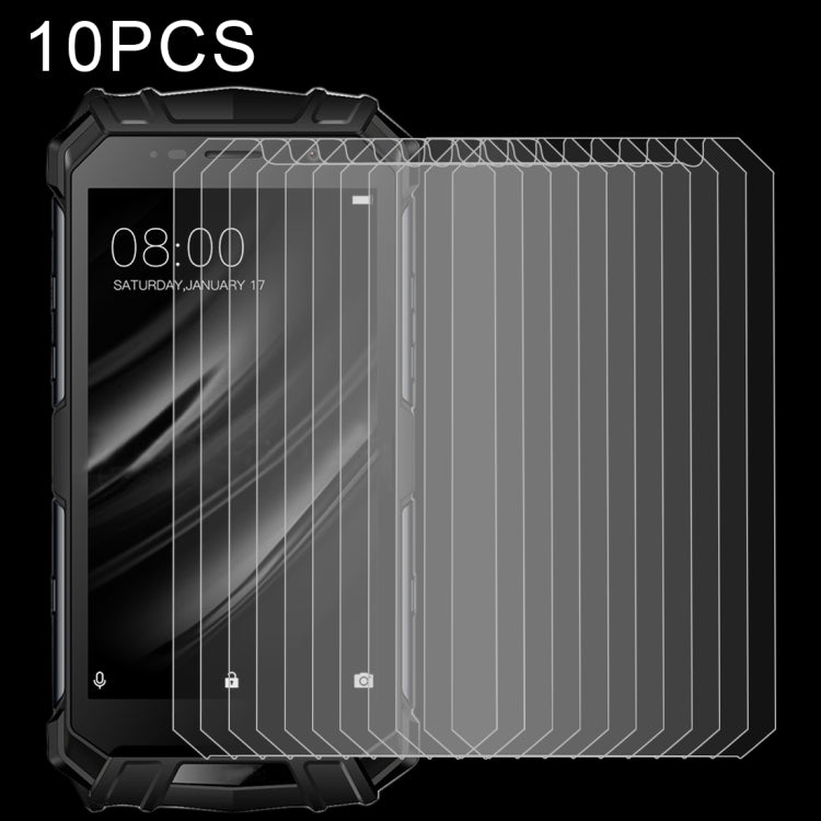 For Doogee S60 10 PCS 0.26mm 9H 2.5D Explosion-proof Tempered Glass Film