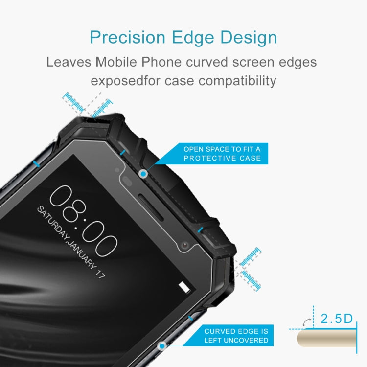 For Doogee S60 10 PCS 0.26mm 9H 2.5D Explosion-proof Tempered Glass Film