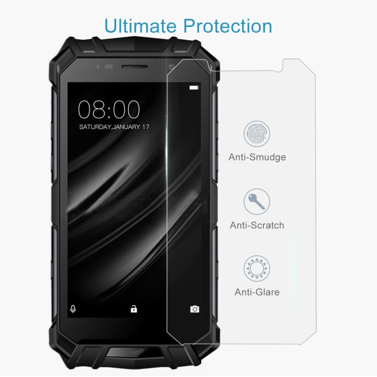 For Doogee S60 10 PCS 0.26mm 9H 2.5D Explosion-proof Tempered Glass Film