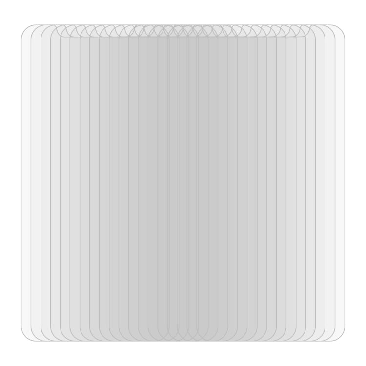 For LG G8s ThinQ 50 PCS 0.26mm 9H 2.5D Tempered Glass Film