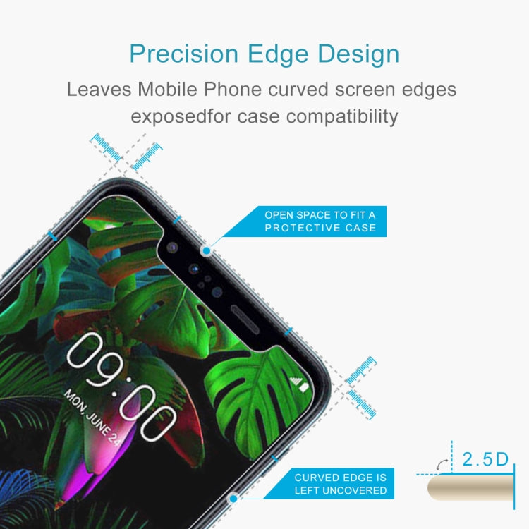 For LG G8s ThinQ 0.26mm 9H 2.5D Tempered Glass Film