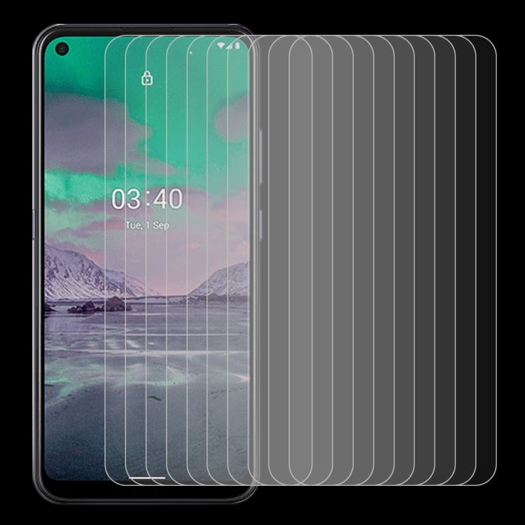 For Nokia 3.4 10 PCS 0.26mm 9H 2.5D Tempered Glass Film