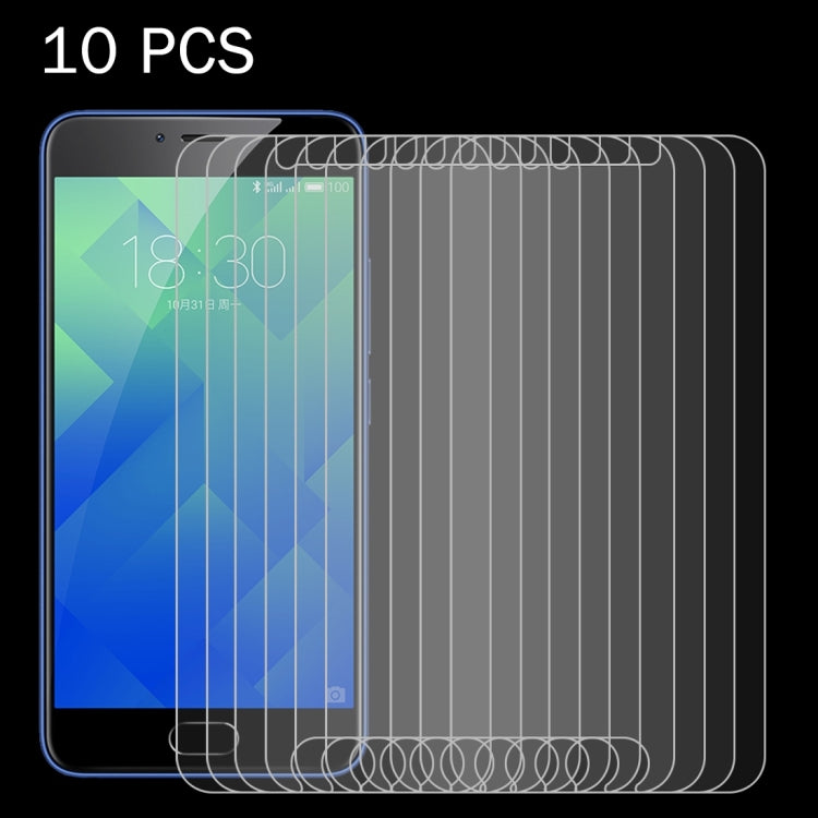 10 PCS for Meizu M5 0.26mm 9H Surface Hardness 2.5D Explosion-proof Tempered Glass Screen Film