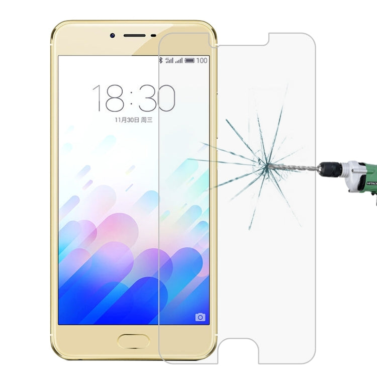 100 PCS for Meizu Meilan X 0.26mm 9H Surface Hardness 2.5D Explosion-proof Tempered Glass Screen Film