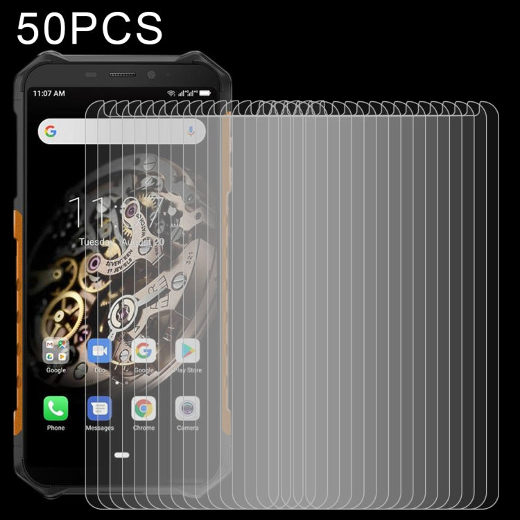 For Ulefone Armor X5 50 PCS 0.26mm 9H 2.5D Tempered Glass Film