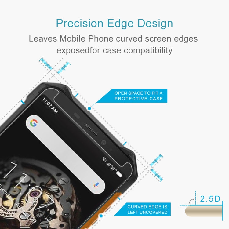 For Ulefone Armor X5 50 PCS 0.26mm 9H 2.5D Tempered Glass Film