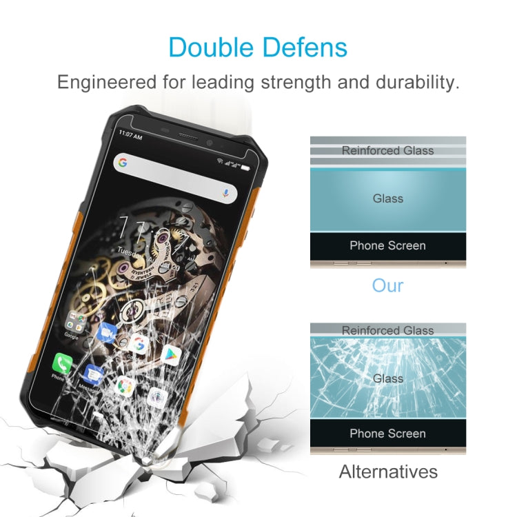 For Ulefone Armor X5 50 PCS 0.26mm 9H 2.5D Tempered Glass Film