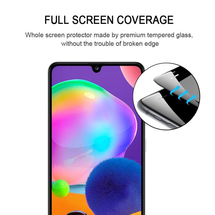 For Samsung Galaxy A32 5G 25 PCS Full Glue Full Screen Tempered Glass Film