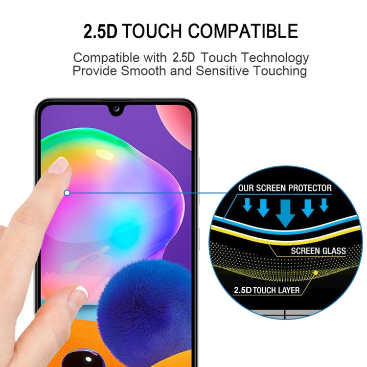 For Samsung Galaxy A32 5G 25 PCS Full Glue Full Screen Tempered Glass Film