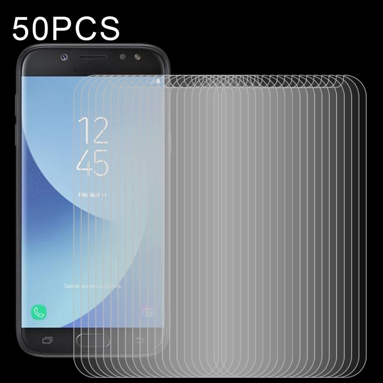 For Samsung Galaxy J5 (2017) /J5 Pro 50 PCS 0.26mm 9H 2.5D Tempered Glass Film