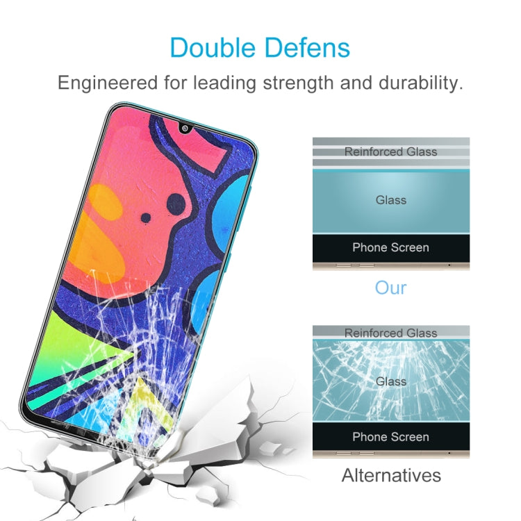 For Samsung Galaxy F41 10 PCS 0.26mm 9H 2.5D Tempered Glass Film
