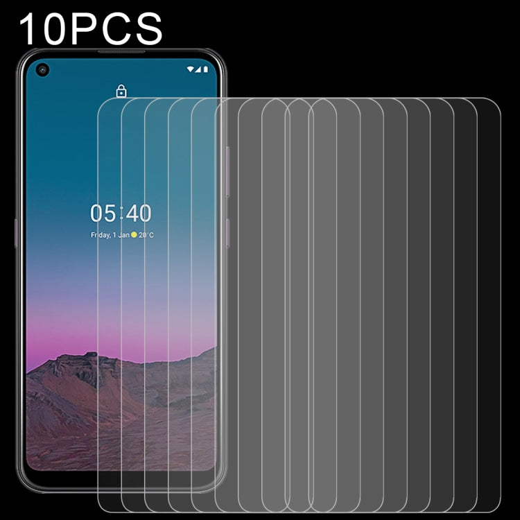 10 PCS For Nokia 5.4 0.26mm 9H 2.5D Tempered Glass Film