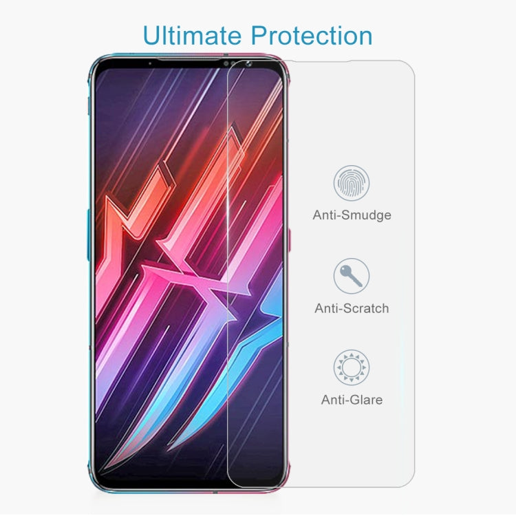 For Nubia Red Magic 6 / 6 Pro 50 PCS 0.26mm 9H Surface Hardness 2.5D Explosion-proof Tempered Glass Non-full Screen Film