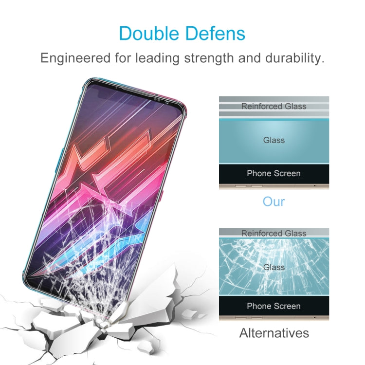 For Nubia Red Magic 6 / 6 Pro 50 PCS 0.26mm 9H Surface Hardness 2.5D Explosion-proof Tempered Glass Non-full Screen Film