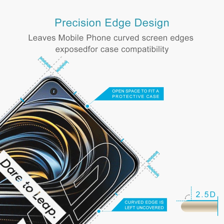 For OPPO Realme GT 5G / Realme GT Master 10 PCS 2.5D Non-Full Screen Tempered Glass Film