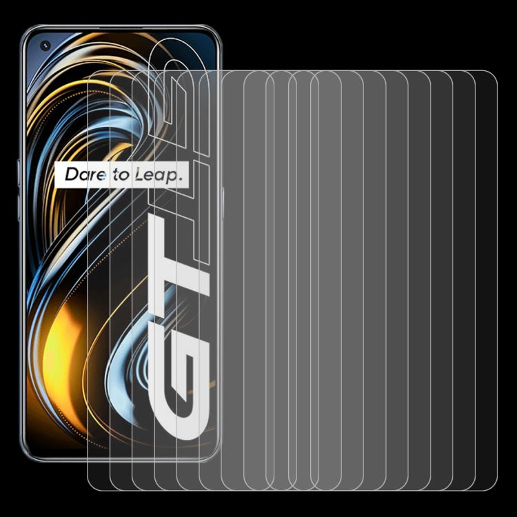 For OPPO Realme GT 5G / Realme GT Master 10 PCS 2.5D Non-Full Screen Tempered Glass Film