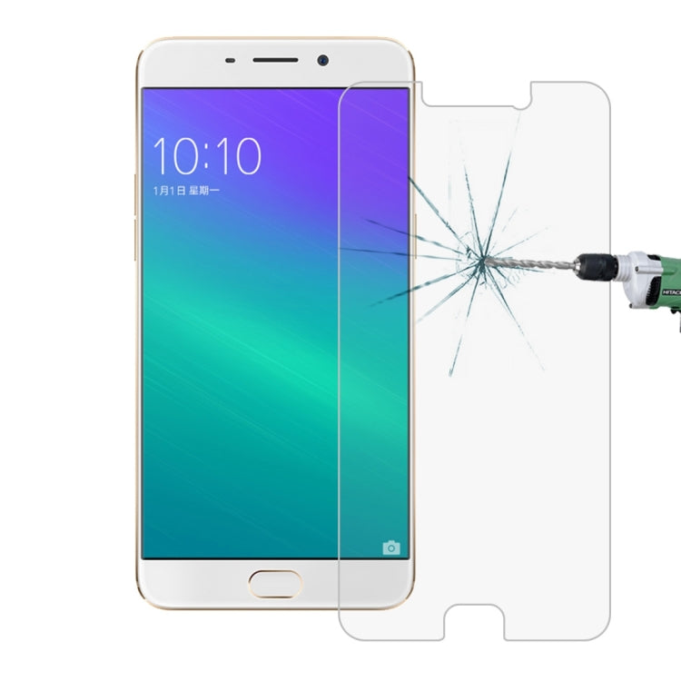 10 PCS for Oppo R9 0.26mm 9H Surface Hardness 2.5D Explosion-proof Tempered Glass Screen Film