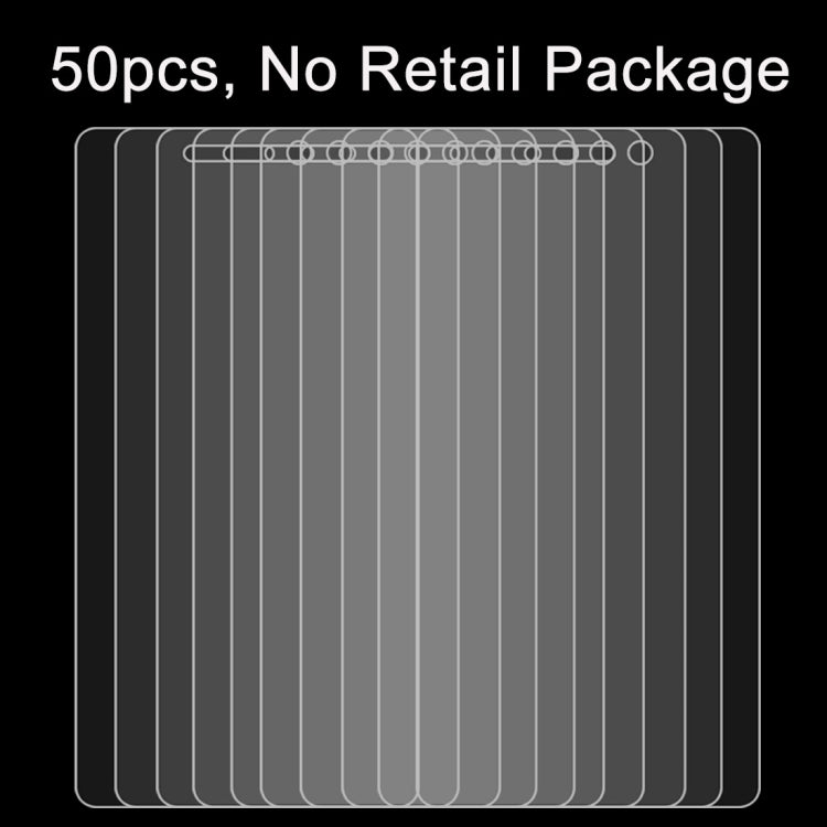 50 PCS for Xiaomi Redmi 3 & 3S 0.26mm 9H Surface Hardness 2.5D Explosion-proof Tempered Glass Screen Film, No Retail Package