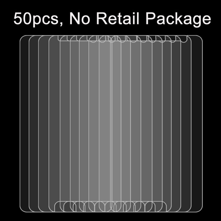 50 PCS for Xiaomi Redmi Pro 0.26mm 9H Surface Hardness 2.5D Explosion-proof Tempered Glass Screen Film, No Retail Package