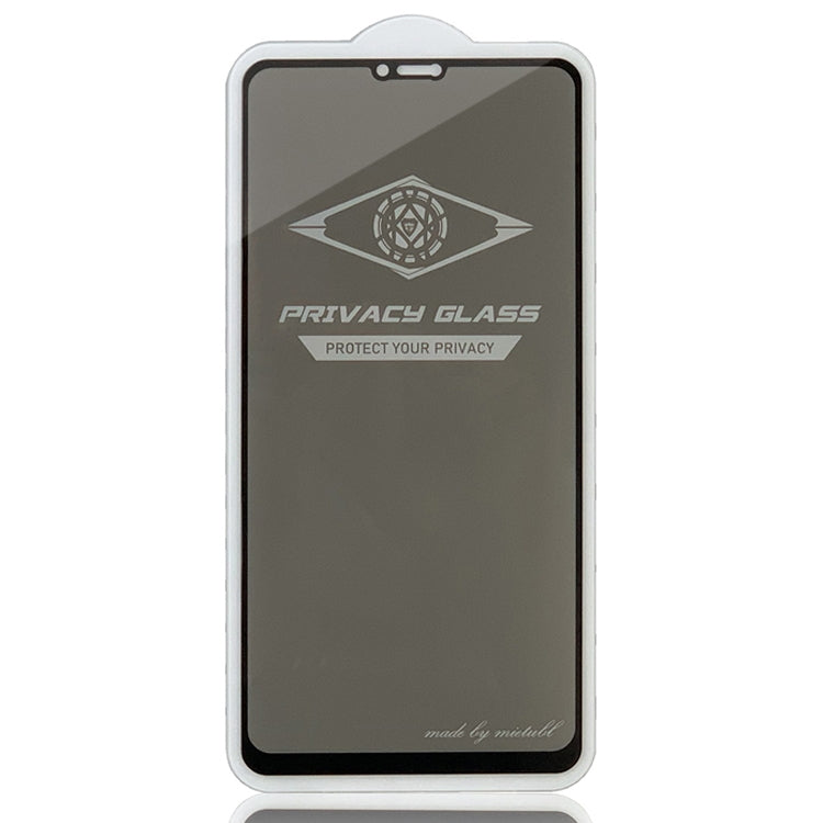 25 PCS MIETUBL For OPPO F7 / R15 / A3 Anti-glare Full Screen Tempered Glass Film(Black)