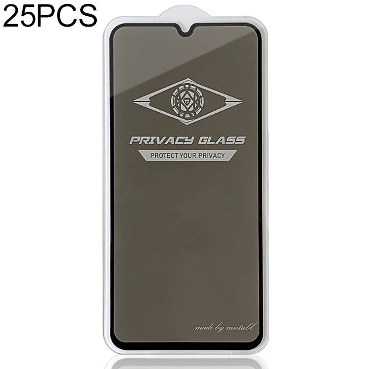 25 PCS MIETUBL For OPPO F9 / R17 Anti-glare Full Screen Tempered Glass Film(Black)