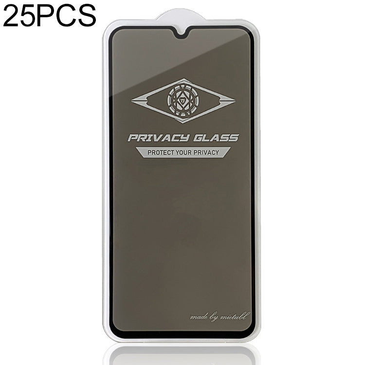 25 PCS MIETUBL For Vivo V11 Pro Anti-glare Full Screen Tempered Glass Film (Black)