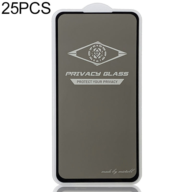 25 PCS MIETUBL For Vivo V15 Pro Anti-glare Full Screen Tempered Glass Film (Black)