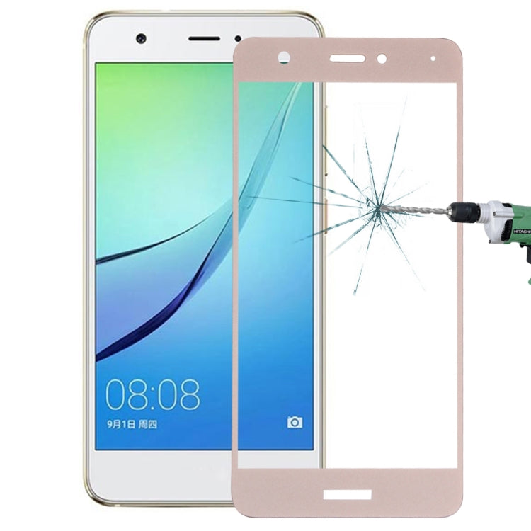 For Huawei  nova 0.26mm 9H Surface Hardness Explosion-proof Silk-screen Tempered Glass Full Screen Film