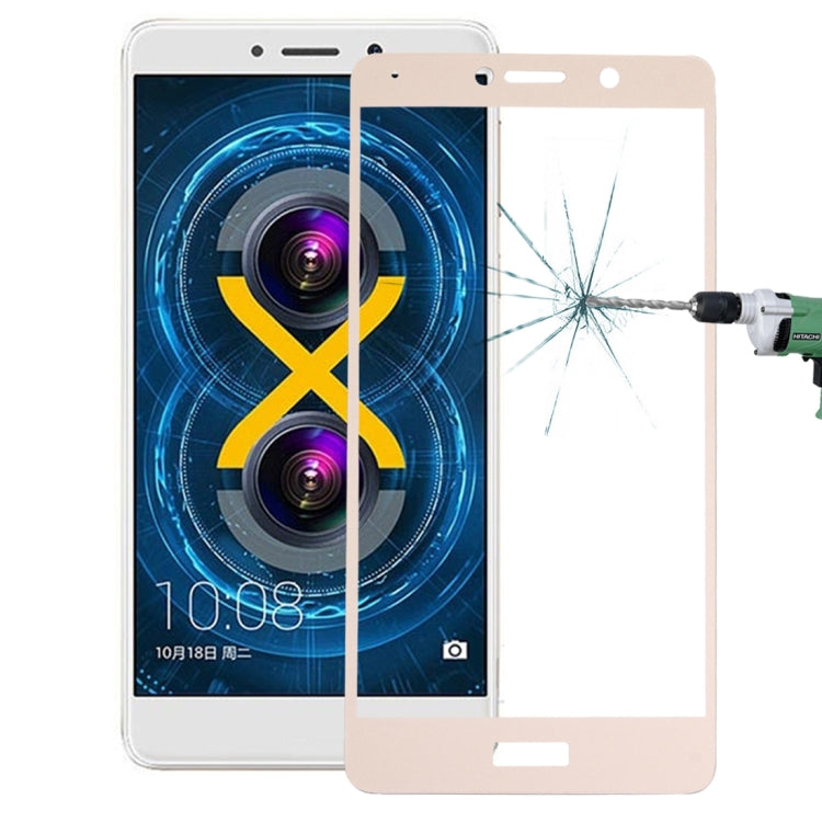For Huawei  Honor 6X 0.26mm 9H Surface Hardness Explosion-proof Silk-screen Tempered Glass Full Screen Film