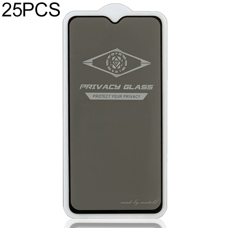 25 PCS MIETUBL For Vivo Y93 Anti-glare Full Screen Tempered Glass Film (Black)