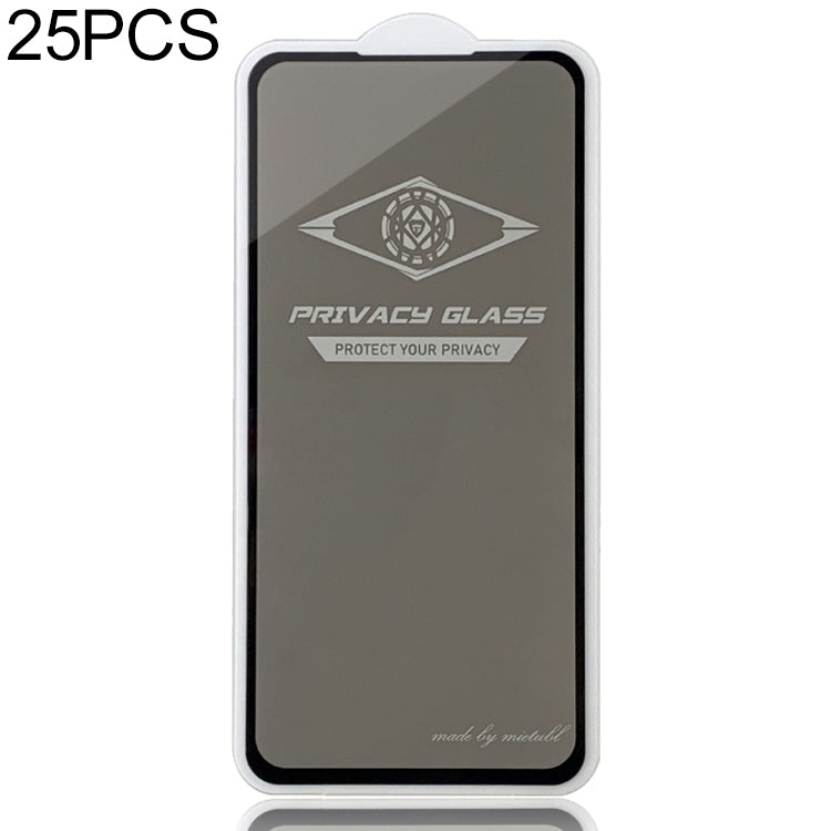 25 PCS MIETUBL For Xiaomi Redmi K20 Pro Anti-glare Full Screen Tempered Glass Film (Black)