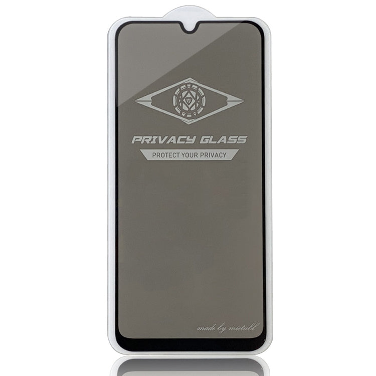 25 PCS MIETUBL For Galaxy A20 Anti-glare Full Screen Tempered Glass Film (Black)