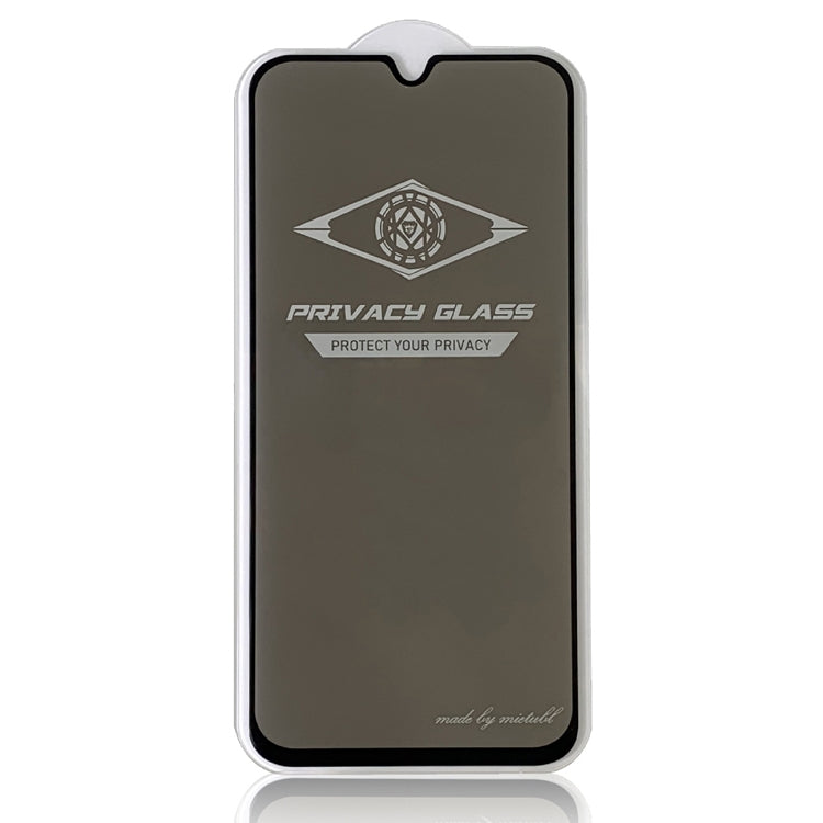 25 PCS MIETUBL For Galaxy A40 Anti-glare Full Screen Tempered Glass Film (Black)