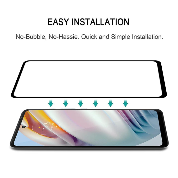 For Motorola Moto G60 / G51 / Moto G60S / G200 5G 25 PCS Full Glue Full Cover Screen Protector Tempered Glass Film