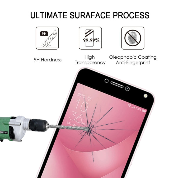25 PCS For Asus ZenFone 4 Max / ZC520KL 9H Surface Hardness Explosion-proof Silk-screen Tempered Glass Full Screen Film