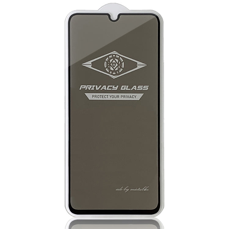 25 PCS MIETUBL For Galaxy A70 Anti-glare Full Screen Tempered Glass Film (Black)