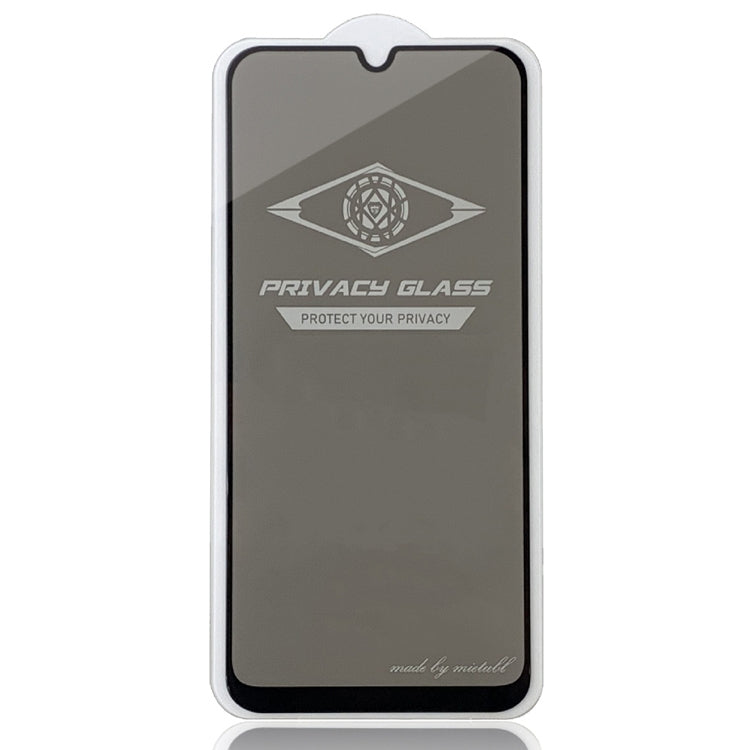 25 PCS MIETUBL For Galaxy M30 Anti-glare Full Screen Tempered Glass Film (Black)