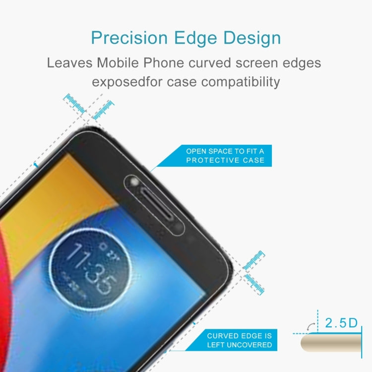 2 PCS for Motorola Moto C Plus 0.3mm 9H Surface Hardness 2.5D Explosion-proof Tempered Glass Full Screen Film