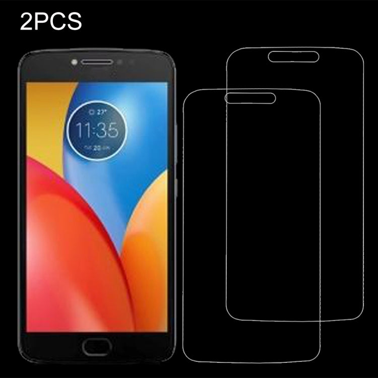 2 PCS for Motorola Moto C Plus 0.3mm 9H Surface Hardness 2.5D Explosion-proof Tempered Glass Full Screen Film