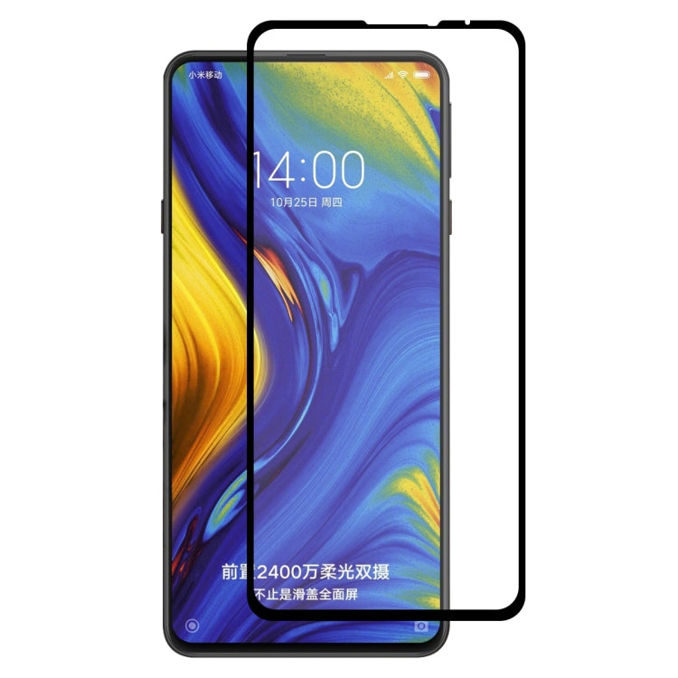 ENKAY Hat-prince Full Glue 0.26mm 9H 2.5D Tempered Glass Film for Xiaomi Mi Mix 3 (Black)