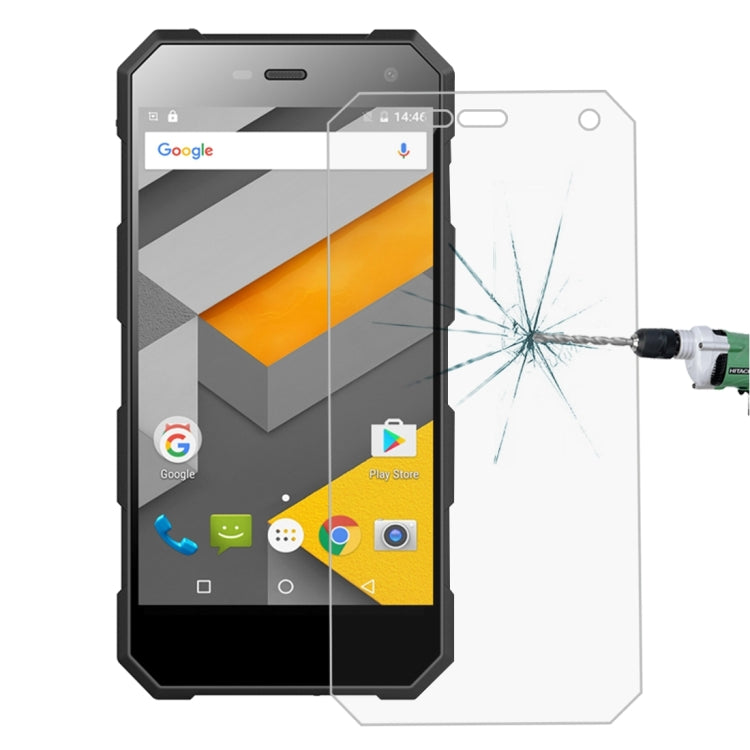 OCUBE for  Nomu S10 0.26mm 9H Surface Hardness 2.5D Curved Tempered Glass Screen Film