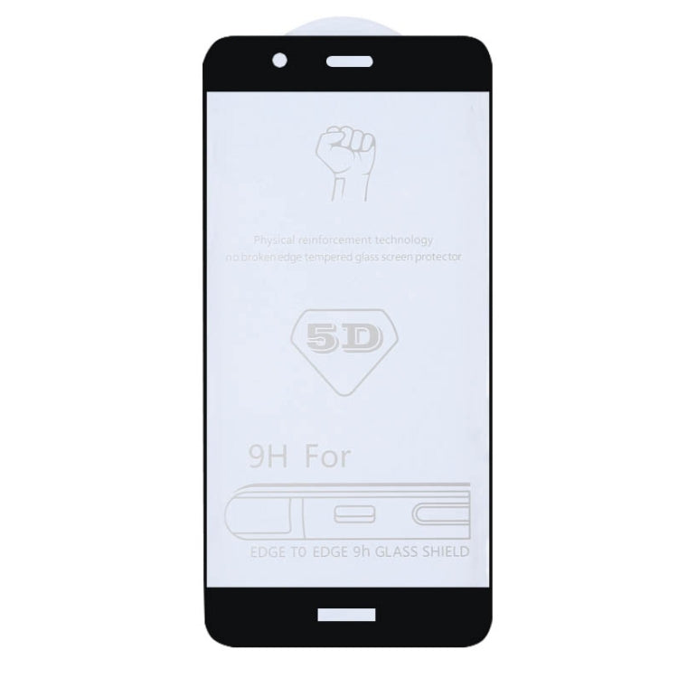 9H 5D Full Glue Full Screen Tempered Glass Film for Huawei P10 Lite