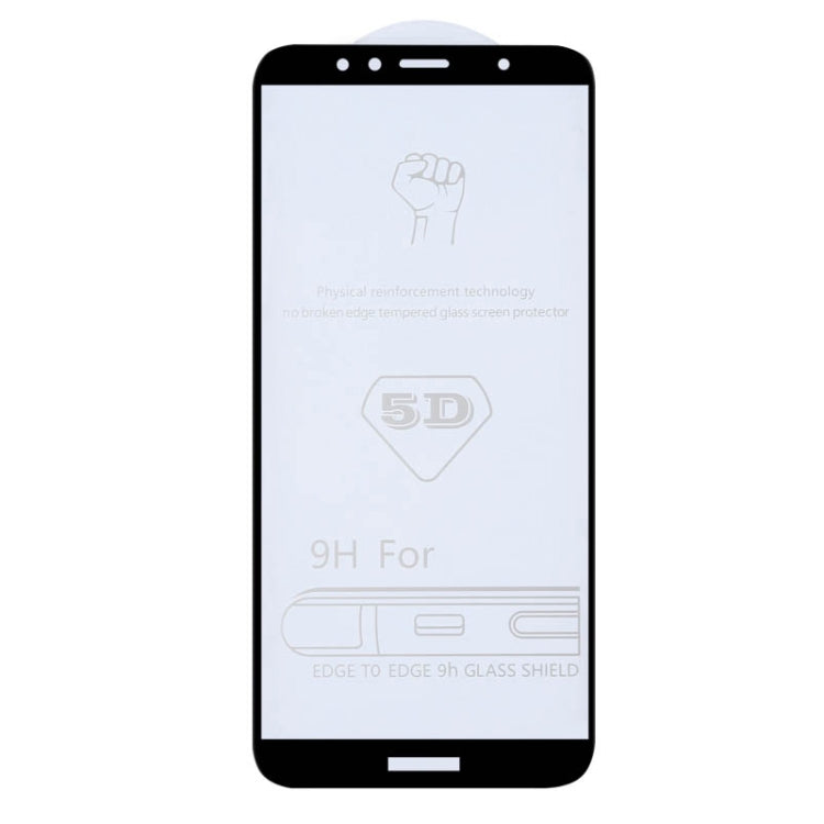 25 PCS 9H 5D Full Glue Full Screen Tempered Glass Film for Huawei Y6 (2018) / Enjoy 8e