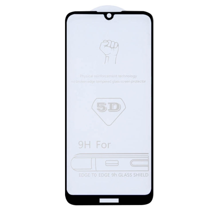 9H 5D Full Glue Full Screen Tempered Glass Film for Huawei Y6 (2019) / Honor 8A