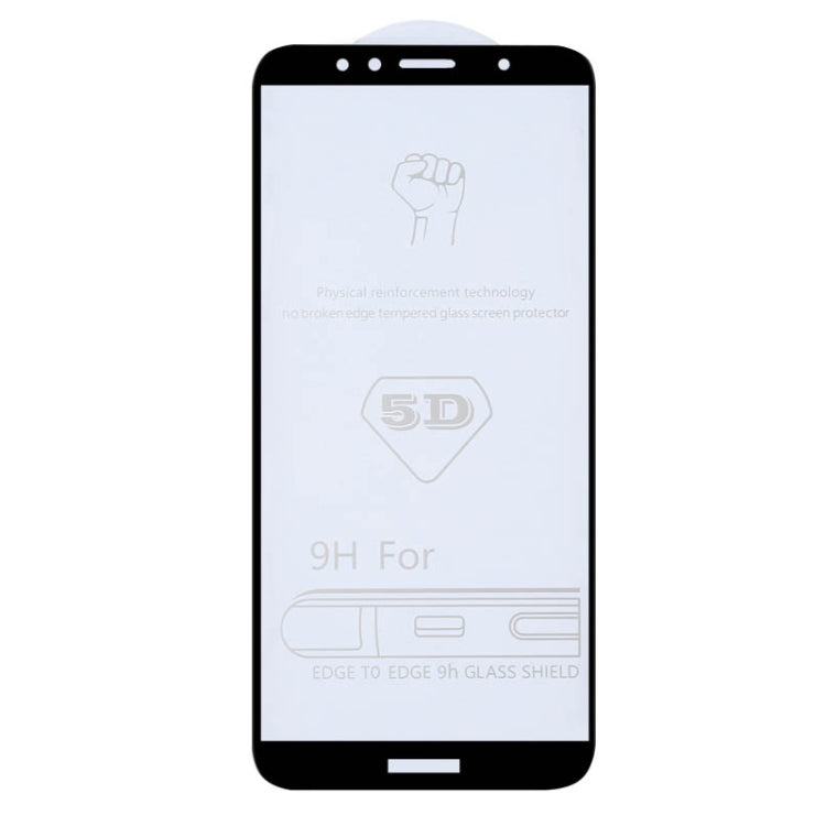 9H 5D Full Glue Full Screen Tempered Glass Film for Huawei Y7 (2018) / Enjoy 8