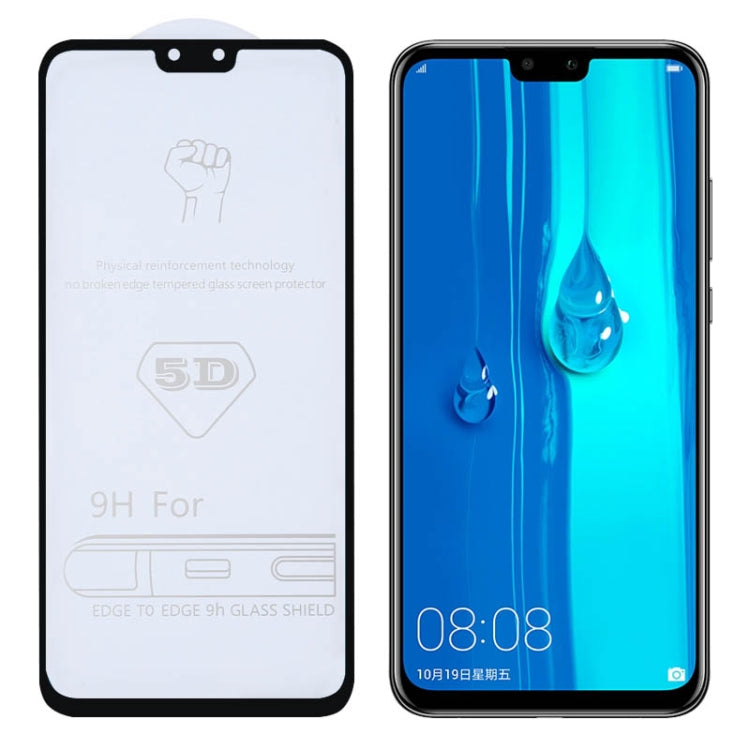 9H 5D Full Glue Full Screen Tempered Glass Film for Huawei Y9 (2019) / Enjoy 9 Plus