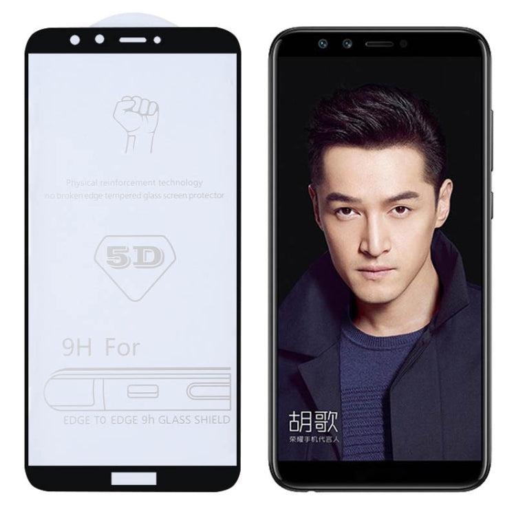 9H 5D Full Glue Full Screen Tempered Glass Film for Huawei Honor 9 Lite