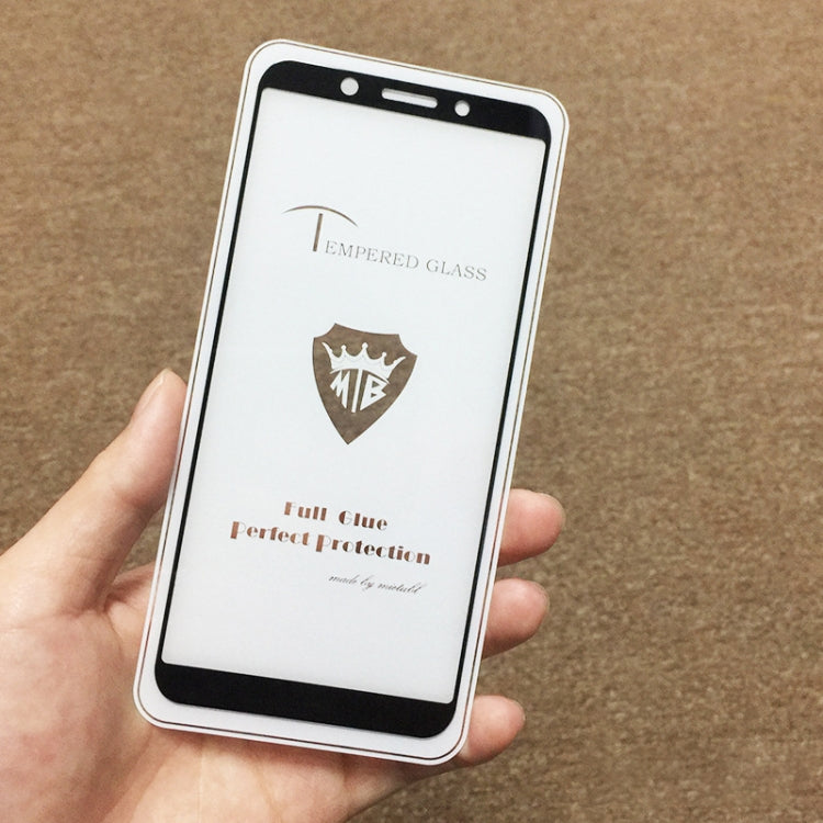 MIETUBL Full Screen Full Glue Anti-fingerprint Tempered Glass Film for OPPO A83(Black)
